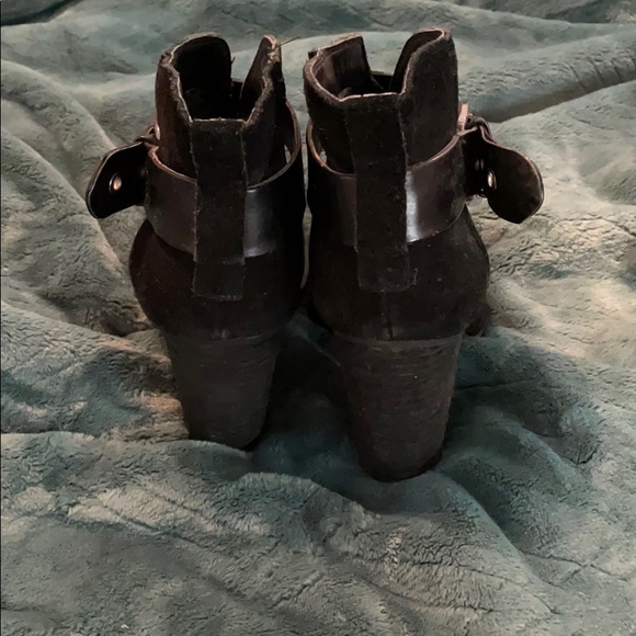 Jessica Simpson Black Suede Booties - Picture 4 of 5